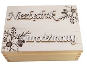 Niezbędnik urodzinowy, pudełko z przegródkami , prezent 