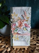 Kartka okolicznościowa. Urodziny. Wiewiórka. Grzyby. Las