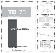 Takeuchi TB175 Service Manual Instrukcja serwisowa naprawcza