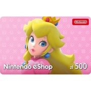 Karta podarunkowa Nintendo eShop 500 PLN | Kod Cyfrowy | Okazja