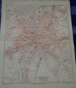 Oryginalny plan miasta z XIX w. do aranżacji wnętrza