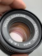 Pentacon Auto 1.8/50 obiektyw m42 50mm f/1.8 - przetestowany po czyszczeniu