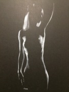 Rysunek "Nude Noir" #666, 290x210 mm