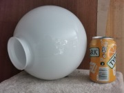 20cm klosz kula art'deco na śrubki 8cm 77mm