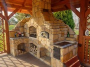 Grill Murowany Piec na pizze Kuchnia letnia Blat 