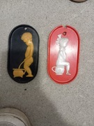 Plakietki WC PRL 