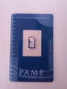 Sztabka platyny 1g PAMP LBMA próba 999,5 prod. Szwajcaria