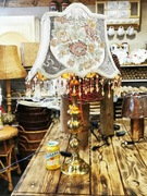 70cm złota lampa salonowa 