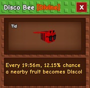 Roblox Grow a garden Disco Bee