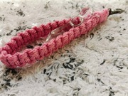 Zawieszka ręcznie wykonana 12 cm z szklanym koralikiem