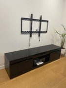 Szafka RTV czarna połysk 180 cm 