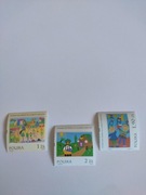 Znaczki Polska 2001 „Polska XXI wieku w oczach dziecka” komplet 3 szt.