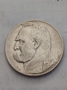 Srebrna moneta 5 zł z 1934r. Piłsudski strzelecki 