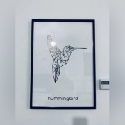 Obraz skandynawski geometryczny rama koliber 50x70