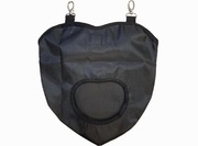 Czarny paśnik w kształcie serca karmidło dla królika gryzonia 