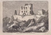 Ossolin - 1862r. - Zwaliska zamku, drzeworyt