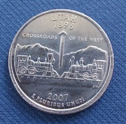 1/4 dolara 25 centów Quarter Dollar Utah USA 