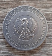 Kłosy i wieżowiec 20 zł 1974