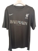 Koszulka LIVERPOOL FC x BALMAIN PARIS – Black Edition