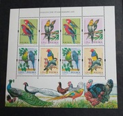 Znaczki Polskie Egzotyczne ptaki hodowlane Ark.3967-70 stan** czysty 2004 