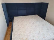 Skrzynia łóżka tapicerowane  solidna