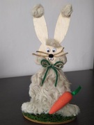 Wielkanoc dekoracja zając na podstawce