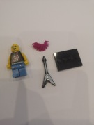 LEGO figurka COL052, punk rocker, Seria 4
