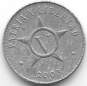 Kuba 5 centawo 2003