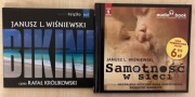 Janusz L. Wiśniewski - Samotność w sieci, Bikini, 2 audiobooki, st. idealny