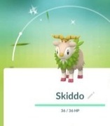 Pokemon Go Shiny Skiddo Trade