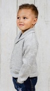 sweterek zapinany szary jomar 104