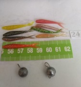 Zestaw na okonie - jaskółki 4 cm. 