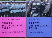 TESTY DO POLICJI 2018 - 2 tomy. Polecam .