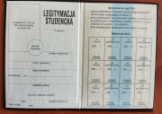 Legitymacja studencka - czysty blankiet