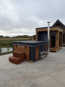 Jacuzzi Ogrodowe Monaco Balia Akrylowa Kwadratowa Bania Kąpielowa Spa