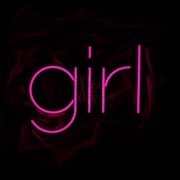 Neon GIRL dziewczynka gender reveal baby shower lampa dekoracja