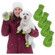 BUCIKI DLA PSA PAWZ TINY OCHRONNE BUTY NA ZIMĘ SÓL GUMOWE SKARPETKI ZESTAW