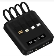 Powerbank akumulator 4 kable 10 000 mAh