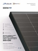 Moduł fotowoltaiczny Ja Solar 530Wp JAM60D42-530 LB Bifacjal N-type