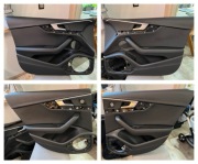 AUDI A4 B9 boczki tapiecerki drzwi SKÓRA B&O AMBIENTE