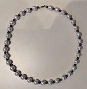 Naszyjnik ze sztucznych pereł Art-Deco, 2-kolor.