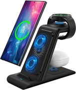 Bezprzewodowa ładowarka 3 w 1, kompatybilna z Galaxy 