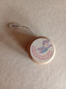 Drewniane jojo Super Chłopak – zabawka retro, klasyczne jo-jo, drewno (B90)