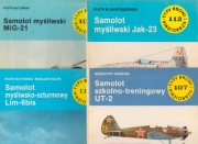 4 x TBiU - samoloty UT-2 Jak-23 Lim-6bis MiG-21