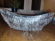 Kryształ PRl   łódka Huta szkła Irena 