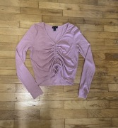 Bluzka ściągacz 44 New Look różowa