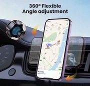 Uchwyt na telefon/ładowarka TOPK magnetyczny 