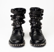 Saint Laurent – oryginalne skórzane botki w stylu rock