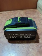 Bateria DSANKE 20V 5.0Ah Li-Ion – 16.4V na mierniku | 90 zł