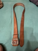 Pas podoficerski skórzany 1955r. producent ,,W” LWP PRL wp lata 50 wczesne